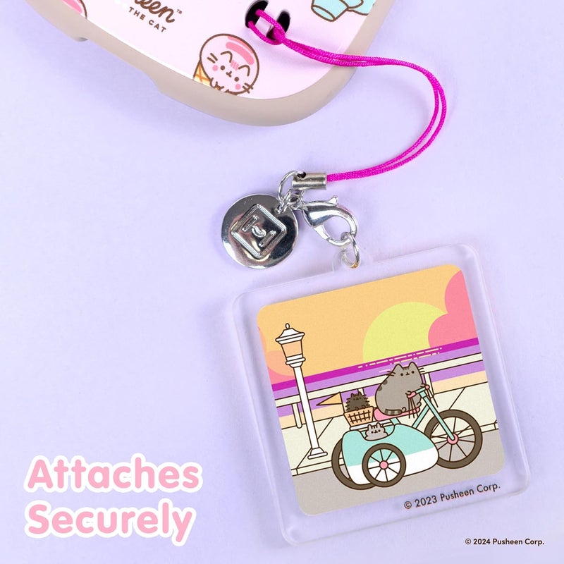iFace Pusheen the Cat Beaded Wristlet Universal Charm Strap - Wrist Strap for Cell Phone Camera Keys AirPods - Image 2